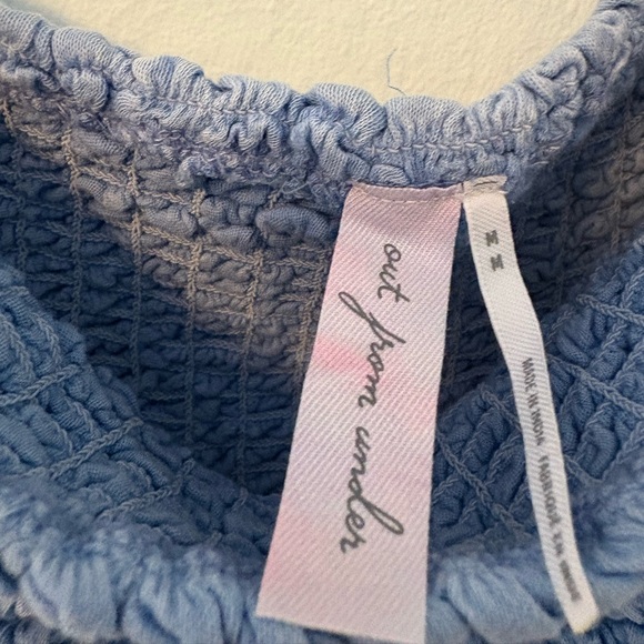 Urban Outfitters Gray Asymmetrical Smocked Skirt - Picture 5 of 5